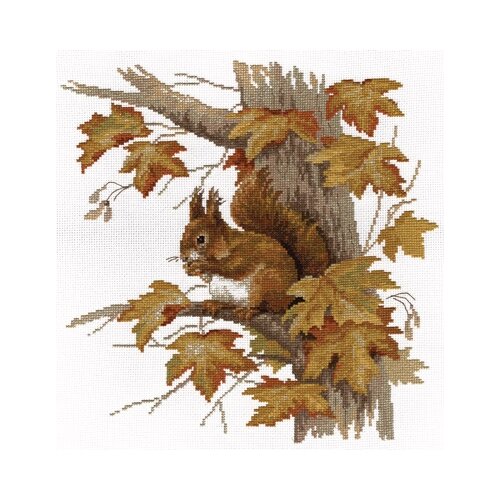 фото Набор для вышивания panna "белочка", арт. ж-1472, 32х30 см