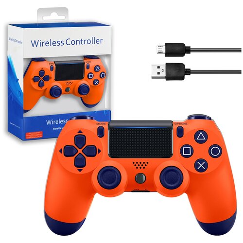 Беспроводной Bluetooth джойстик для PS4 контроллер подходит для Playstation 4 оранжевый беспроводной bluetooth джойстик для ps4 контроллер подходит для playstation 4 красный камуфляж