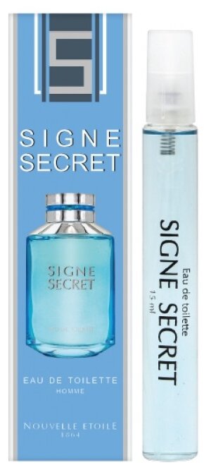 Новая Заря Мужской Тайный знак (Signe secret) Туалетная вода (edt) 15мл