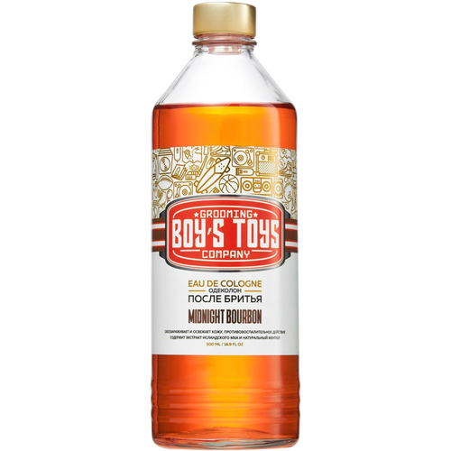 Boy's Toys Лосьон после бритья MIDNIGHT BOURBON, 500 мл. лосьон после бритья сандал и бергамот boy s toys 500 г 500 мл