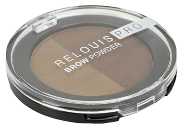 Тени для бровей Pro brow powder Relouis 3г тон 01 Blonde Релуи Бел ООО - фото №2