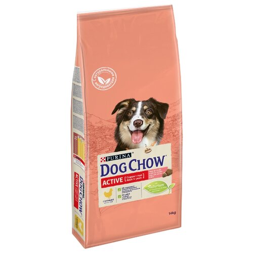 фото Сухой корм для собак DOG CHOW Active курица 14 кг