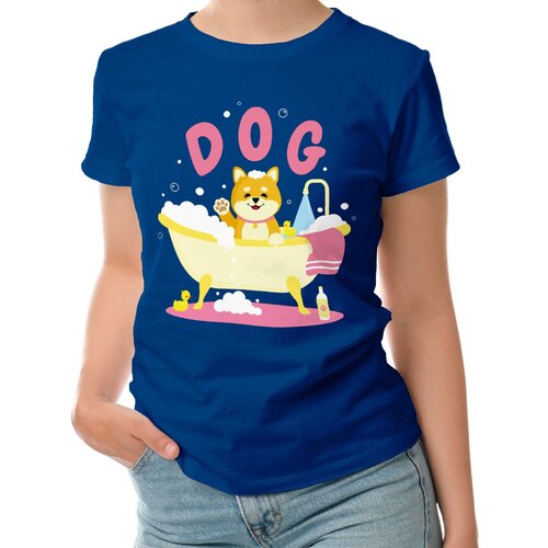 фото Футболка roly, размер m, синий