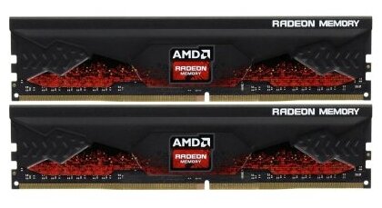 Оперативная память 16GB AMD Radeon DDR4 2666 DIMM R7 Performance Series Black Gaming Memory R7S416G2606U2K