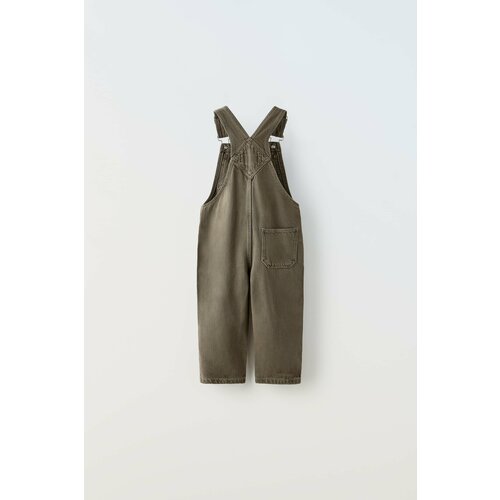 Комбинезон Zara, размер 2-3 года (98 cm), бежевый, серый