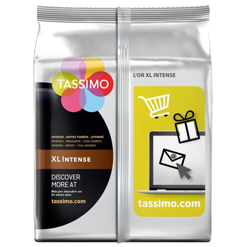 Кофе в капсулах Tassimo L"OR XL Intense нат.жар.мол., 16кап/уп - фотография № 4