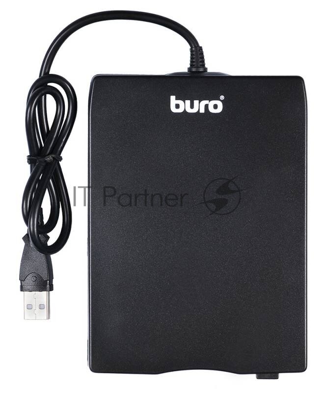 Дисковод внешний FDD 3,5" Buro BUM-USB Black USB - фото №12