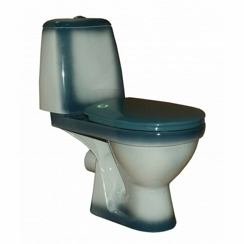 Унитаз компакт Rosa Премьер с сиденьем, зеленый (2353797812997)