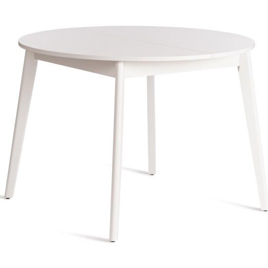 Стол обеденный Tetchair SVELTO, ДСП, 105 х 105 (140) х 74.5 см, Белый /белый