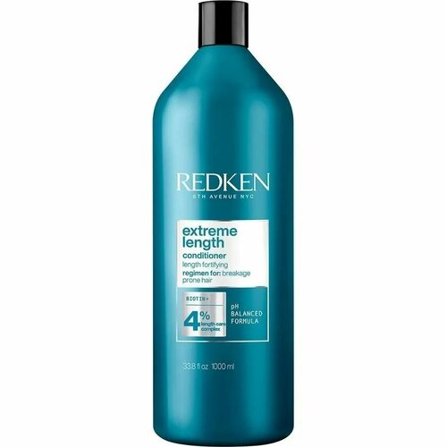 Redken - Extreme Length Conditioner Кондиционер для укрепления волос по длине 1000 мл redken extreme length кондиционер для укрепления волос по длине 300 мл