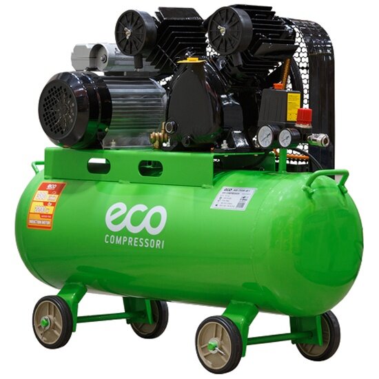 Компрессор Eco AE-705-B1 (380 л/мин, 8 атм, ременной, масляный, ресив. 70 л, 220 В, 2.20 кВт)