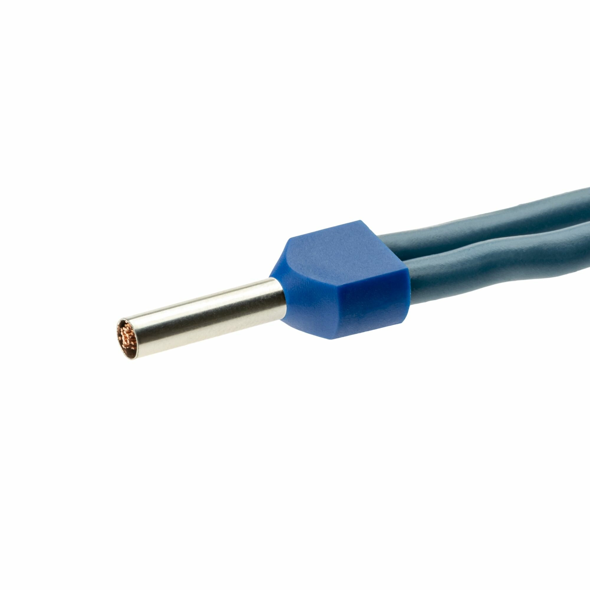 Наконечник-гильза Duwi НШВИ 2 2.5-13 мм цвет синий 25 шт. - фото №5