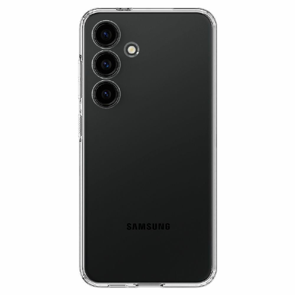 Чехол Spigen на Samsung Galaxy S24 (ACS07343) Liquid Crystal / Спиген чехол для Галакси С24 силиконовый, противоударный, с защитой камеры, прозрачный — фото 1