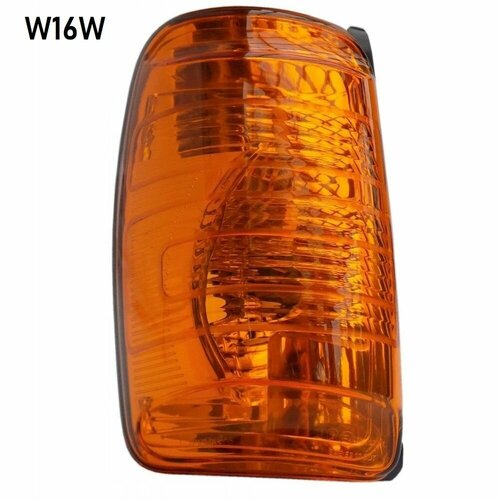 Повторитель поворота Ford Transit 14- левый, желтый (под длинный рычаг, лампа W16W)