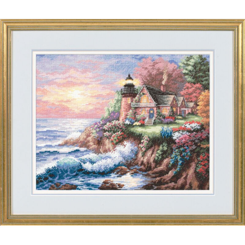 35090 Набор для вышивания крестом "Страж моря/Guardian of the Sea", 36*28см, DIMENSIONS