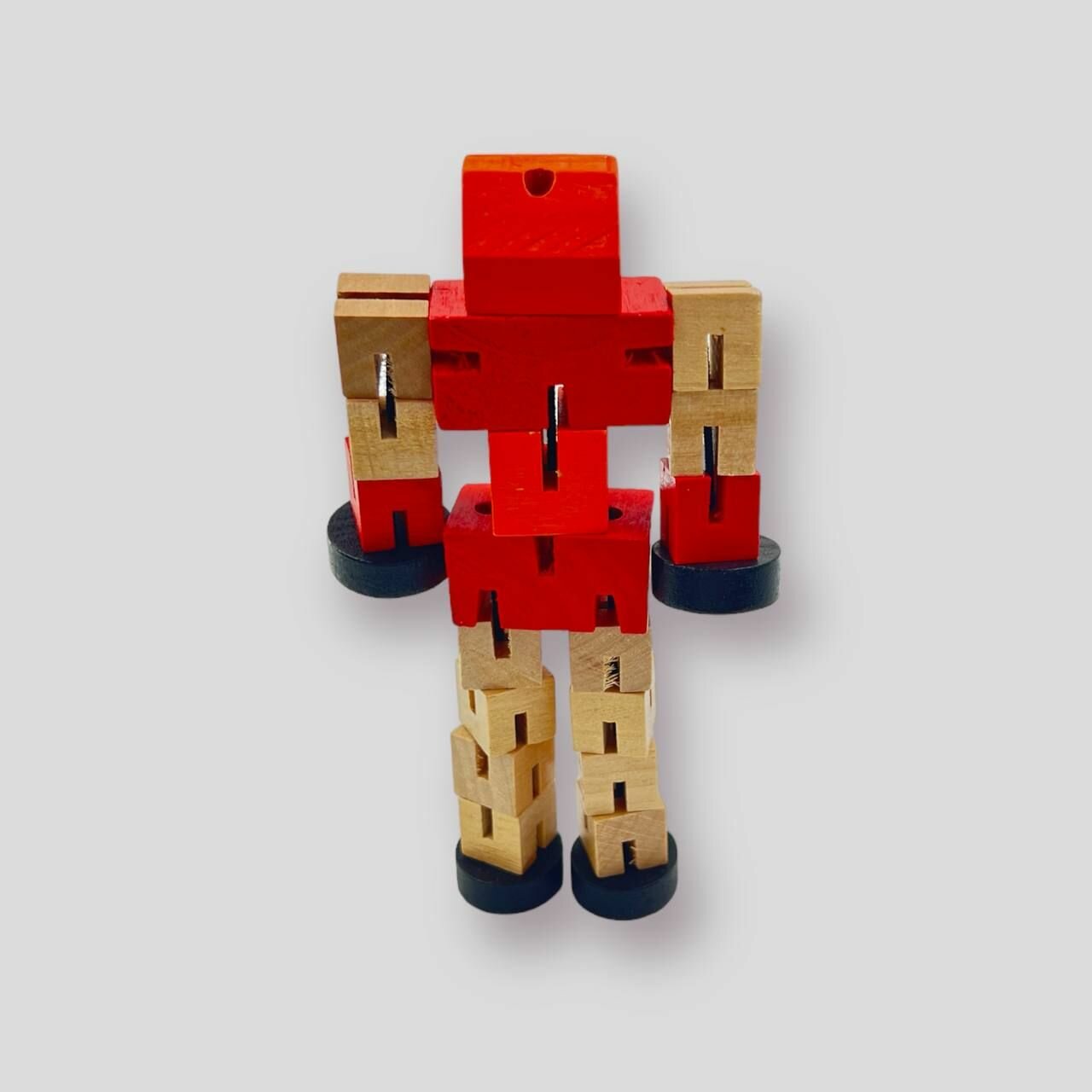 Игрушечные Роботы Xiaomi Деревянный робот трансформер 16 см