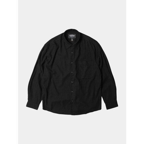 фото Рубашка frizmworks silky linen, размер m, black