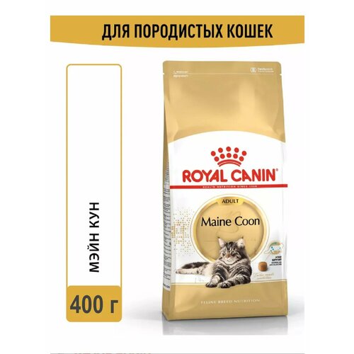 фото Корм сухой для кошек мэйн кунов с 15 месяцев, 400 г royal canin