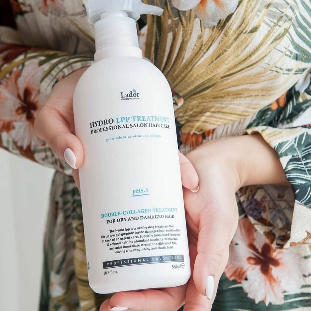 Маска для поврежденных и сухих волос с коллагеном LADOR Eco Hydro LPP Treatment 530 мл