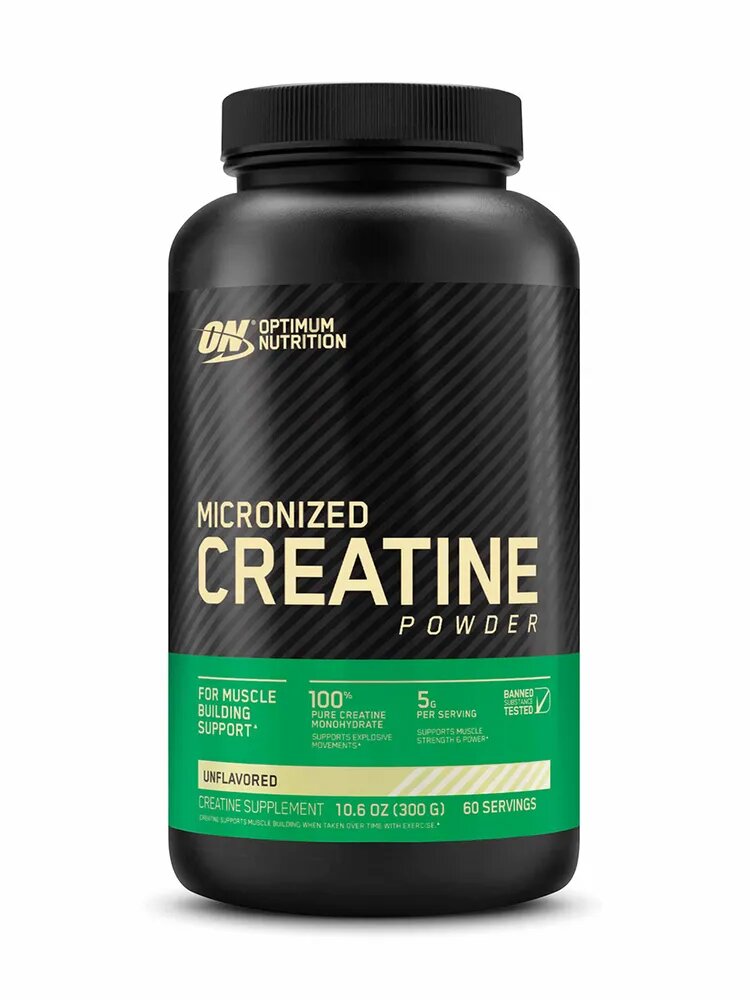 Креатин моногидрат микронизированный OPTIMUM NUTRITION Micronized Creatine Powder, 300 г