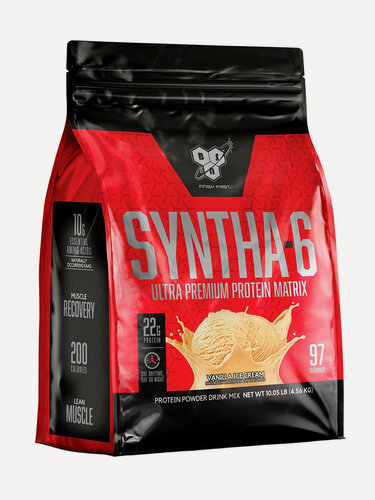 Изображение товара Многокомпонентный протеин БСН - Синта-6 (10,05 фунта) Ванильное Мороженое / BSN Syntha-6 (10,05 lb) Vanilla Ice Cream