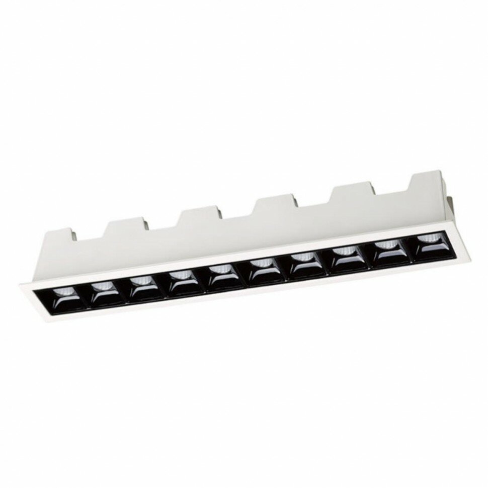 Novotech 357622 SPOT NT18 305 белый/черный Встраиваемый светильник IP20 LED 3000K 20W 160-265V ANTEY