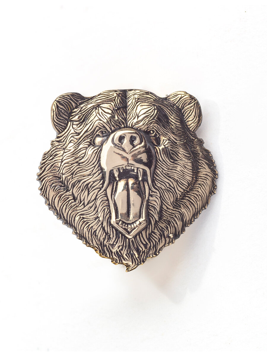 Значок ReD, 1 шт., серебряный