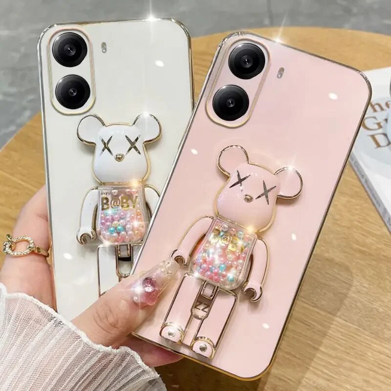 Гальванический чехол для Realme Note 60 X C61 60x note, силиконовая защита объектива Fundas Realme C61 Note 60X c 61 — фото 1