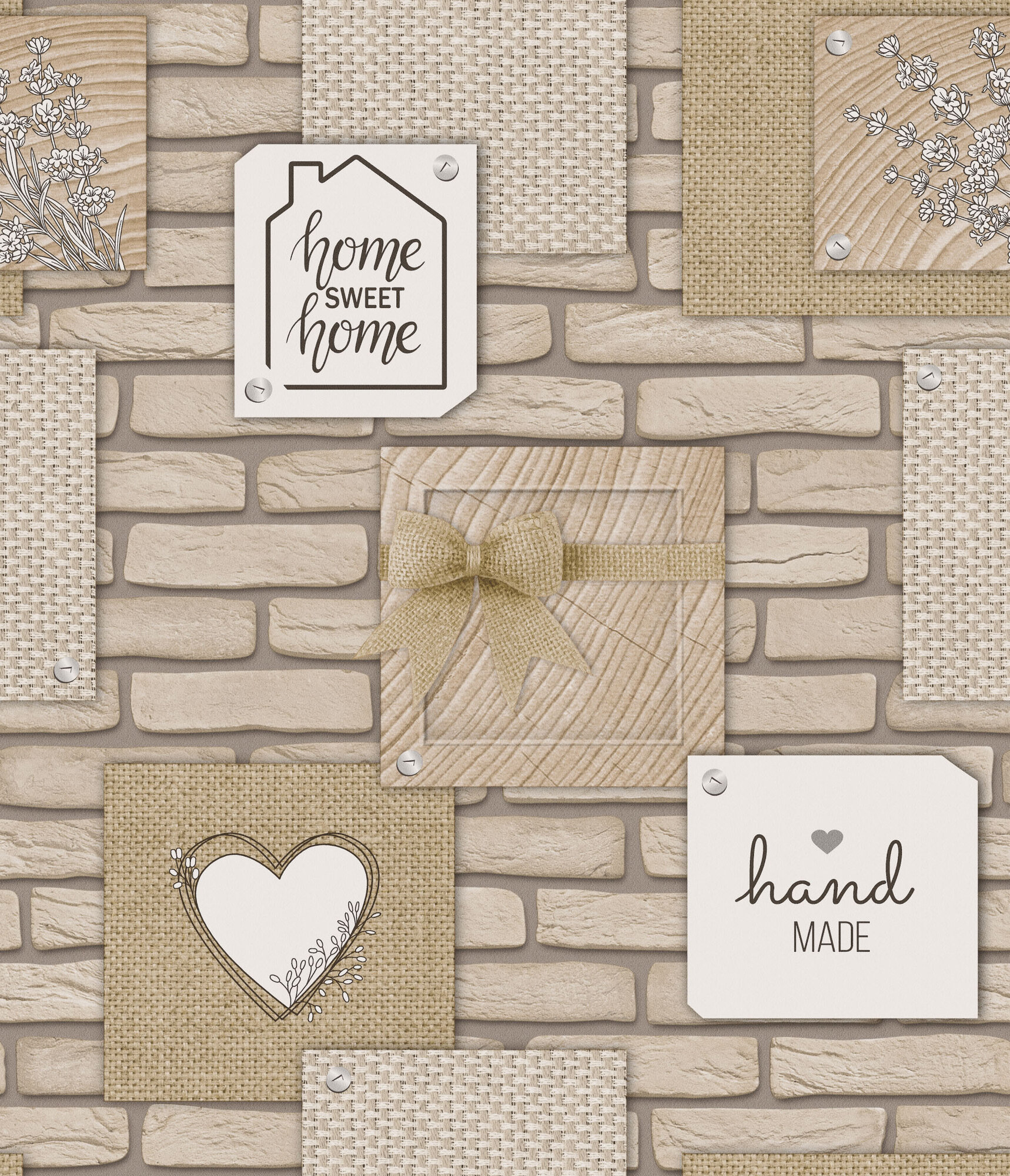 Обои бумажные водостойкие Брянские обои Сканди-5 053 м 10 м.