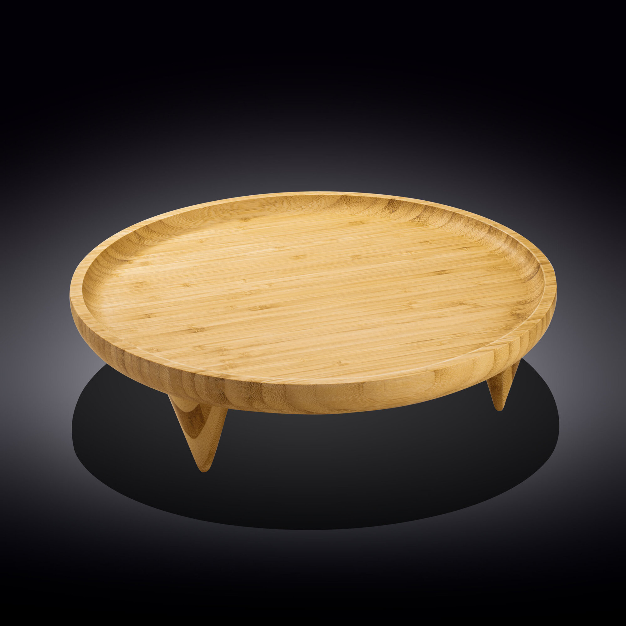 Блюдо круглое на ножках 35,5 см WL‑771230/A