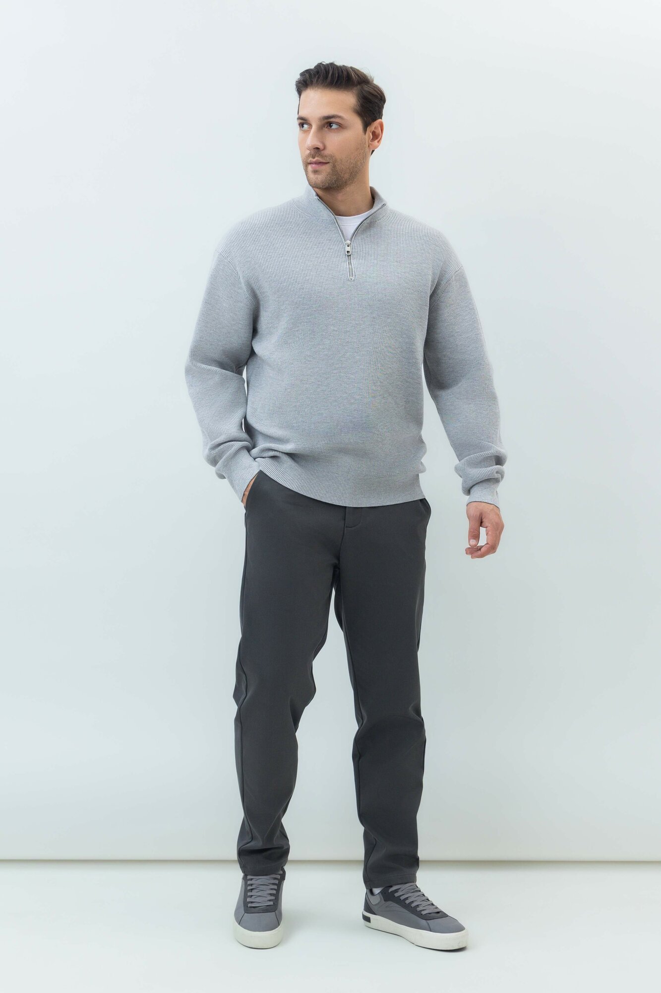 Брюки классические TERRA PRO, размер 32, grey — фото 1