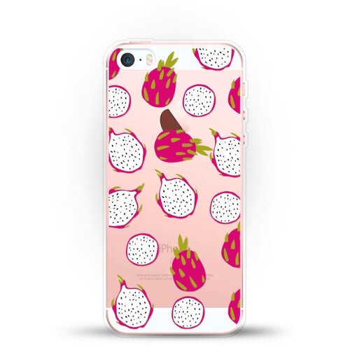 фото Силиконовый чехол питайя на apple iphone 5/5s/se andy & paul