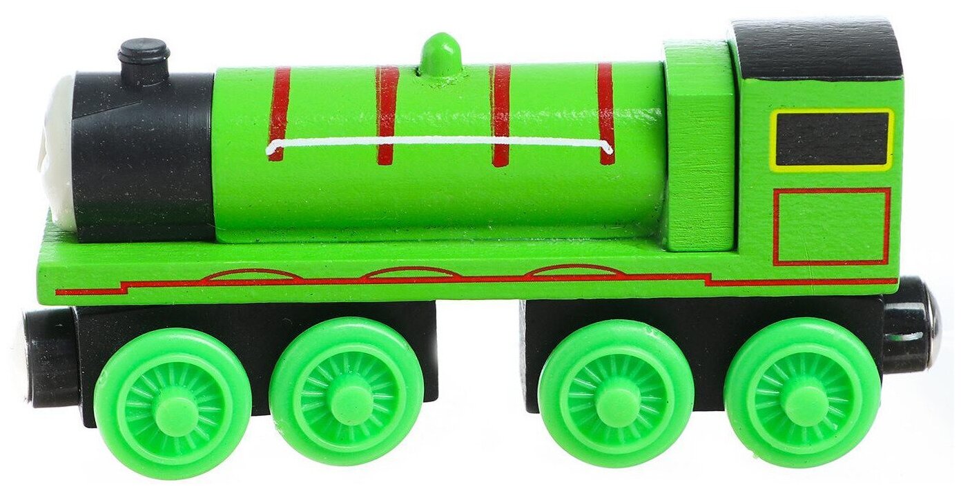 Детский паровоз для железной дороги, игрушечный вагон, деревянная модель поезда, железнодорожный транспорт, 3,4х8,5х5,4 см