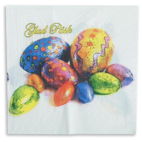 фото Салфетки бумажные "пасха" набор 20 шт, 33*33 см 3953378 страна карнавалия