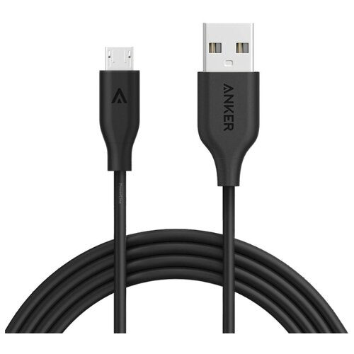 фото Кабель ANKER PowerLine USB - microUSB (A8134) 3 м черный