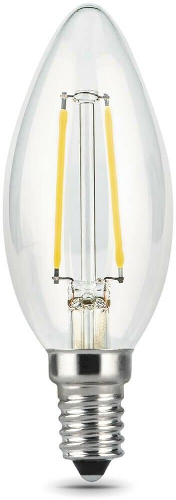 Лампа Gauss Filament Свеча 11W 830lm 4100К Е14 LED 103801211 - фотография № 15