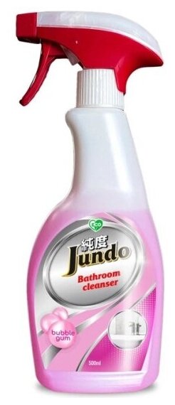 Чистящий спрей Jundo Bathroom cleanser Bubble gum micelles, для ванны и сантехники, 500 мл