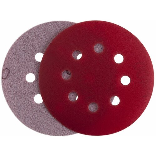 ISISTEM Абразивный круг IFILM Red , D125мм, 8 отверстий, P1200 - 50 шт