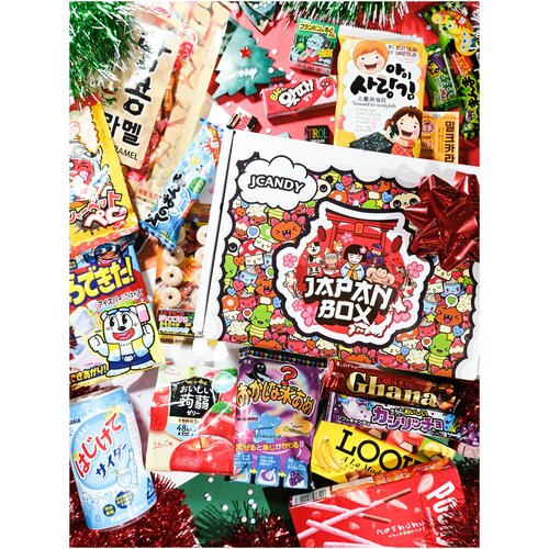 Сладости японские / Сюрприз бокс / Сладкий набор JCANDY / Подарочный бокс / Бокс со сладостями / подарочный набор для девочки и мальчика в подарок