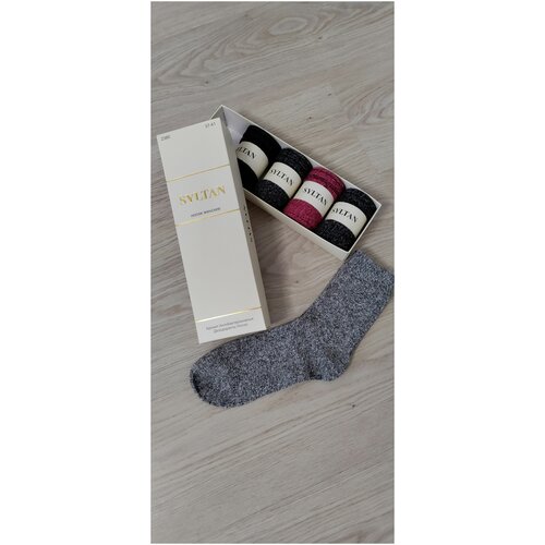 фото Женские носки syltan высокие, подарочная упаковка, компрессионный эффект, 40 den, 5 пар, размер 37-41, мультиколор