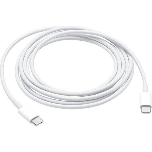 Кабель для Apple iPad, Macbook, USB Type-C - USB Type-C, 2 м, белый