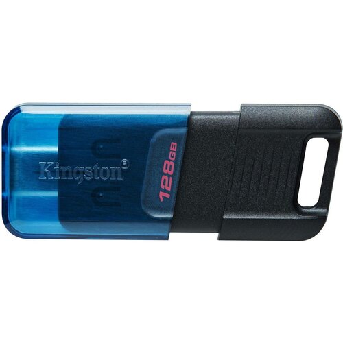 Флеш Диск Kingston 128Gb DataTraveler 80 M Dt80m/128gb USB3.2 черный Dt80m/128gb