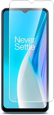 Защитное стекло для OnePlus Nord N20 SE (ВанПлюс Норд Н20 СЕ) на Экран, (гибридное: пленка+стекловолокно), прозрачное тонкое Hybrid Glass, Miuko