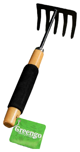Greengo Грабли, длина 30 см, деревянная ручка с поролоном - фотография № 1
