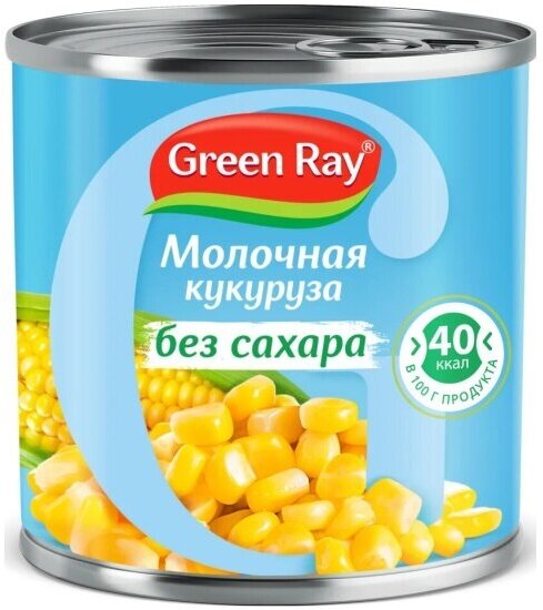 Кукуруза Green Ray без сахара 425 мл