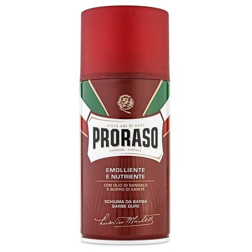 proraso classic shaving set Пена для бритья Красная Сандал и Масло ши Proraso, 300 мл