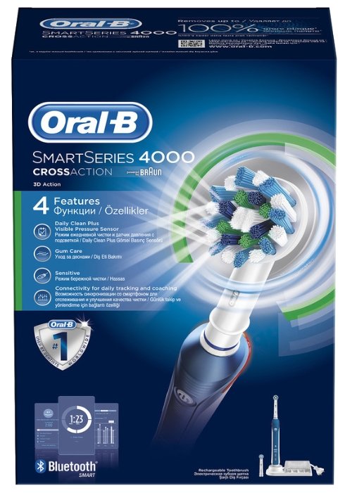 Электрическая зубная щетка Oral-B SmartSeries 4000 фото 3