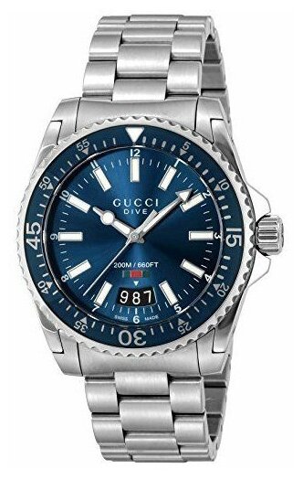 Наручные часы GUCCI Наручные часы Gucci Dive YA136311, серебряный