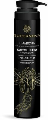 Supernova Шампунь против сильного выпадения волос Kopexil Ultra + Женьшень 350 мл 1 шт