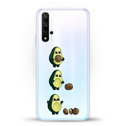 фото Силиконовый чехол авокадо из авокадо на honor 20 andy & paul
